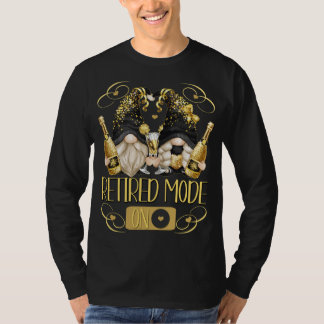 Funny Retirement Gnomen voor gepensioneerde vrouwe T-shirt
