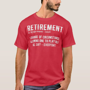 Funny Retirement Golf in ruste Golfers T-shirt