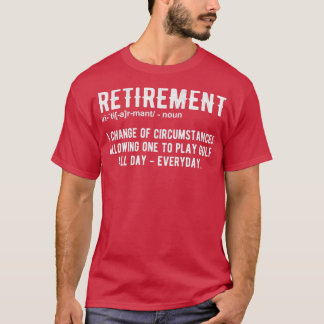 Funny Retirement Golf in ruste Golfers T-shirt