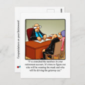 Funny Retirement Humor Briefkaart "Spectickles" (Voorkant / Achterkant)