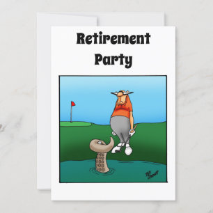 Funny Retirement Humor Party Kaart