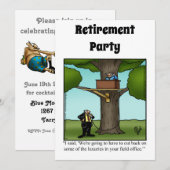 Funny Retirement Humor Party Kaart (Voorkant / Achterkant)