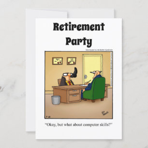 Funny Retirement Humor Party Kaart
