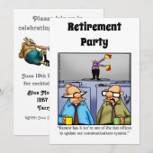 Funny Retirement Humor Party Kaart (Voorkant / Achterkant)