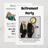 Funny Retirement Humor Party Kaart (Voorkant / Achterkant)