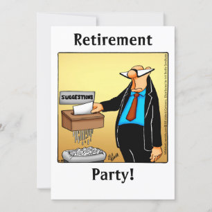 Funny Retirement Humor Party Kaart