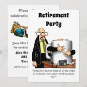 Funny Retirement Humor Party Kaart (Voorkant / Achterkant)