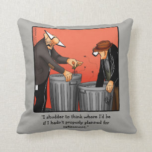 Funny Retirement Humor Pillow Gift Kussen