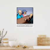Funny Retirement Humor Poster (Keuken)