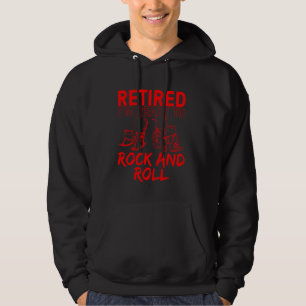 Funny Retirement Mannen Women Cool Reberekend Rock Hoodie