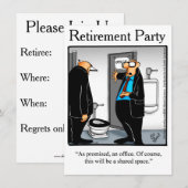 Funny Retirement Party Humor Kaart (Voorkant / Achterkant)