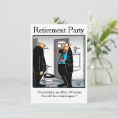 Funny Retirement Party Humor Kaart (Staand voorkant)