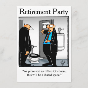 Funny Retirement Party Humor Kaart