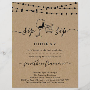Funny Retirement Party Invitation Flyer