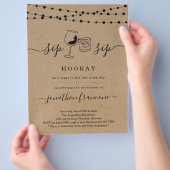 Funny Retirement Party Invitation Flyer (Hand)