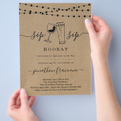 Funny Retirement Party Invitation Flyer (Hand)