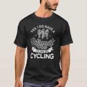 Funny Retirement Plan Cycling T-shirt (Voorkant)