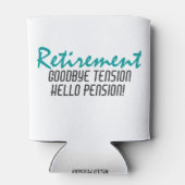 Funny Retirement Quote Blikjeskoeler (Achterkant)