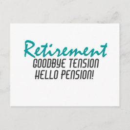 Funny Retirement Quote Briefkaart