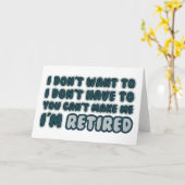 Funny Retirement Quote Kaart (Gele Bloem)