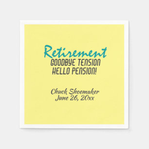 Funny Retirement Quote Personalized Servet