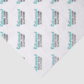 Funny Retirement Quote Tissuepapier (Detail)