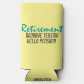 Funny Retirement Quote Yellow (Achterkant)