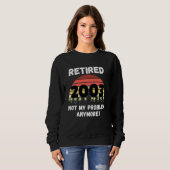 Funny Retirement Reered 2003 Not My Problem Trui (Voorkant volledig)