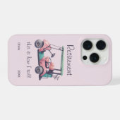 Funny Retirement This Is How I Roll Golf Cart Gift (Verso Horizontal)