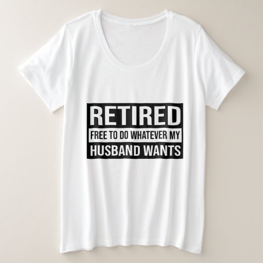 Funny Retraité Mari dit mot art (Design devant)