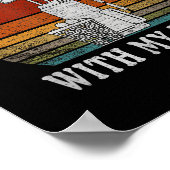 Funny Retre Golf Tee For Men Golf,funny Srt Father Poster (Hoek)