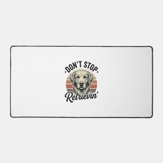 Funny Retriever Chien Gravure Vintage Graphique Te (Recto)