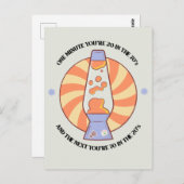 Funny Retro 70's Briefkaart (Voorkant / Achterkant)