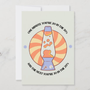 Funny Retro 70's Feestdagenkaart