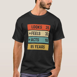 Funny Retro 85th Birthday 85 Years old Born in 199 T-shirt