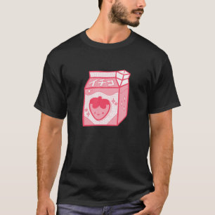 Funny Retro 90S Japanse aardbeienmelk Kawaii Sh T-shirt