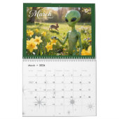 Funny Retro Alien Calendar – Aliens Among Us Kalender (Mar 2026)