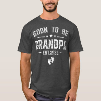 Funny Retro binnenkort om opa Est 2022 nieuw te wo T-shirt