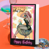 Funny Retro Birthday Card Best Friend-Sassy-Time Kaart