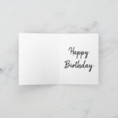 Funny Retro Birthday Kaart blaast kaarsen uit (Binnen)