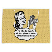 Funny Retro Bunco Gift Bag Groot Cadeauzakje (Voorkant)