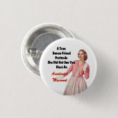 Funny Retro  Bunco Prize Button (Voorkant /achterkant)