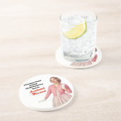 Funny Retro Bunco Zandsteen Onderzetter (Zijkant)