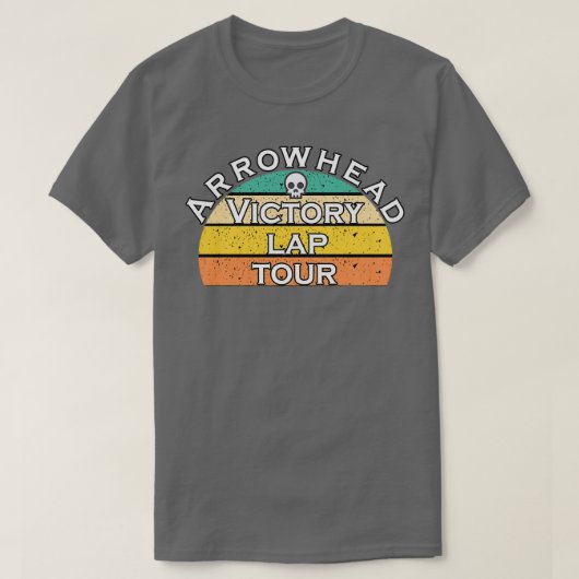 Funny Retro Bus Vector Quote Arrowiad Victory Lap T-shirt (Design voorkant)