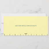 Funny Retro Butter Stick Personalized Birthday  Kaart (Achterkant)