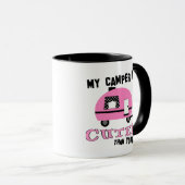 Funny Retro Camper Coffee Mok (Voorkant rechts)