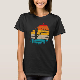 Funny Retro Cat Klim Kat T-shirt