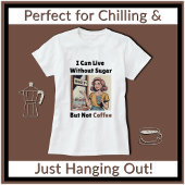 Funny Retro Coffee Lover Low Carb Keto Diet T-shirt