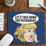 Funny Retro féministe Pop Art Anti Patriarchie<br><div class="desc">Supprimons le don du patriarcat. Un design féministe pop art rétro pour une femme forte et pro-choix qui vote pour le leadership féminin dans notre pays. Défendez-vous pour les droits des femmes et l'autonomisation des femmes avec ce dessin humoristique cool qui présente une jolie dirigeante blonde préparant une marche des...</div>
