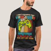 Funny Retro Gamer Quote Design T-shirt (Voorkant)